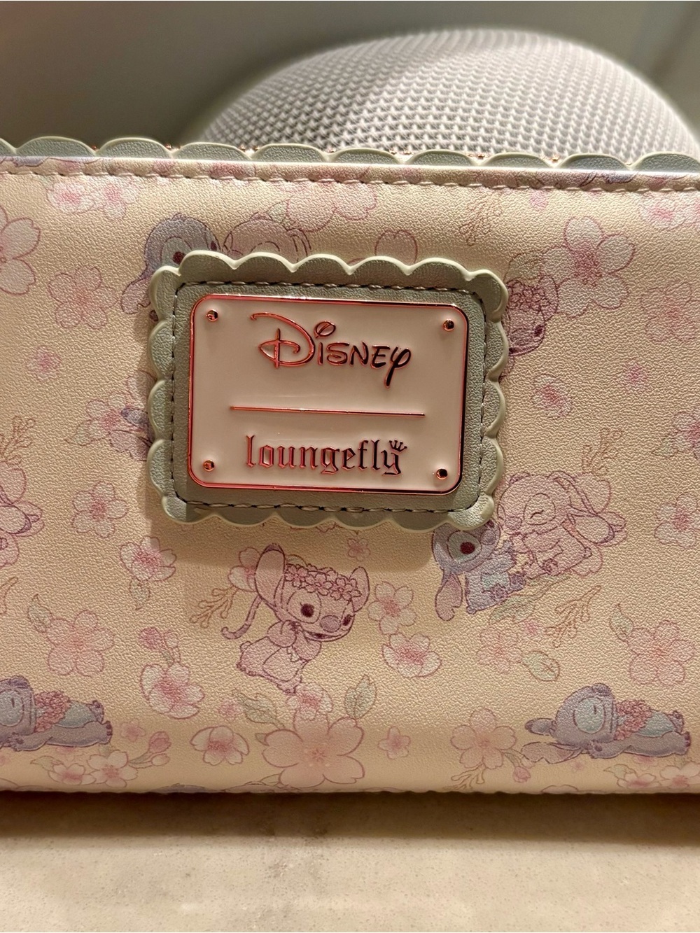 Loungefly Disney Stitch and angel zip around wallet Floral